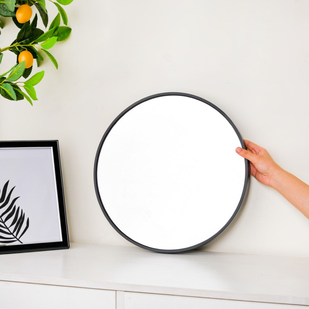 Vanity Mirror Black 15 Inch Nestasia