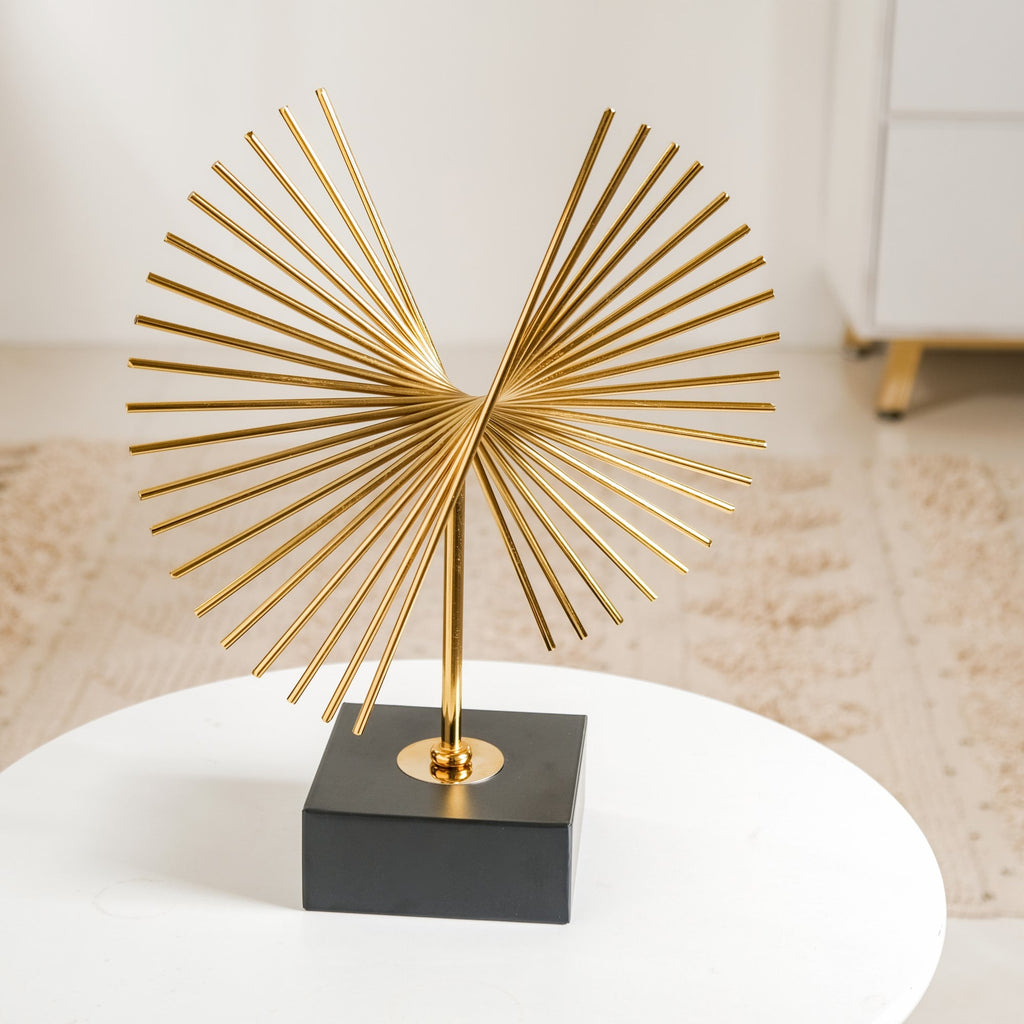 Abstract Radiance Decor Showpiece Gold Large Nestasia