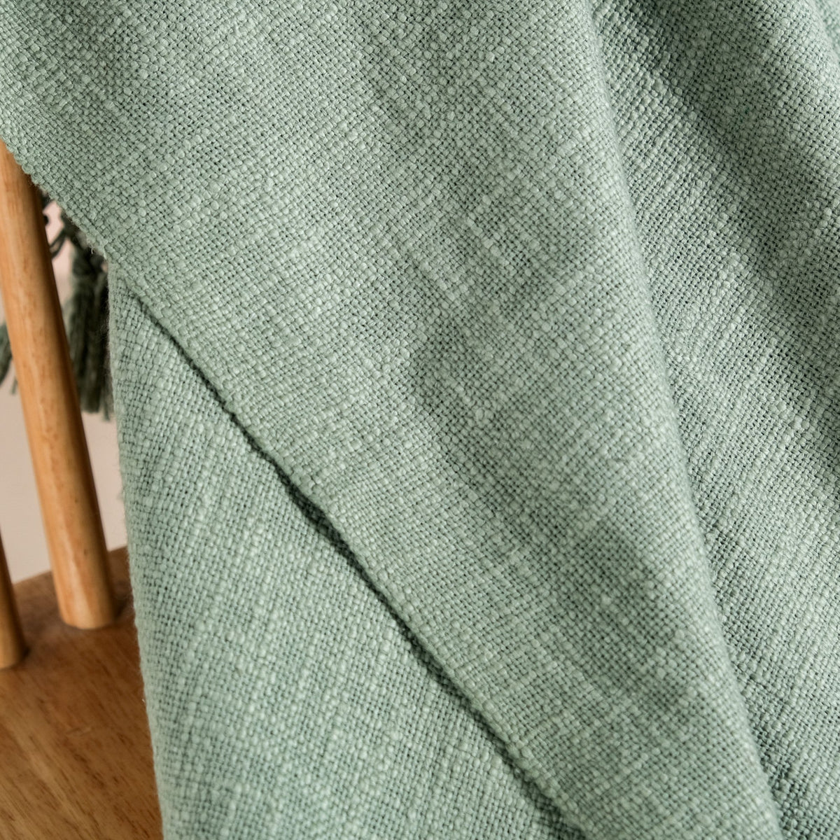 Pure Cotton Woven Throw Blanket Nestasia