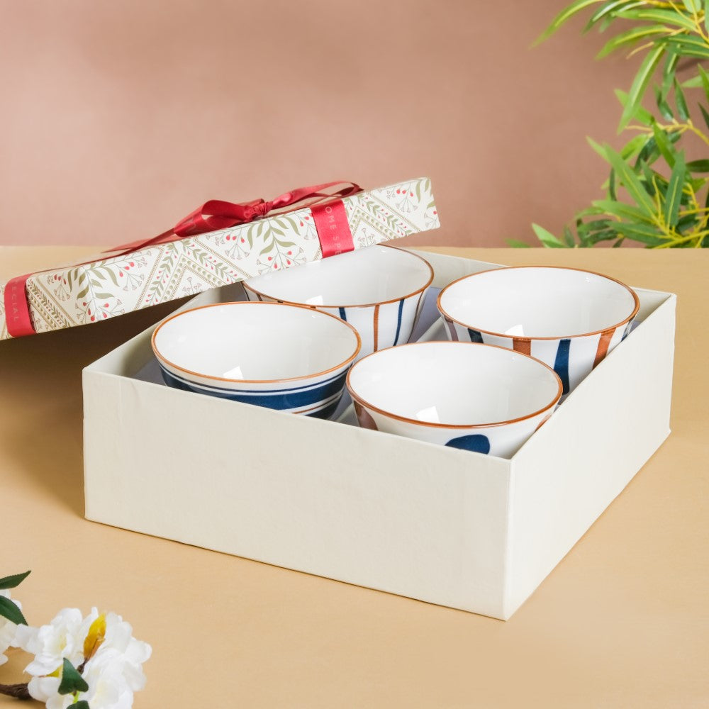 Meraki Bowl Set Of 4 With Gift Box Nestasia