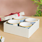 Bowl Set Of 4 With Gift Box Nestasia
