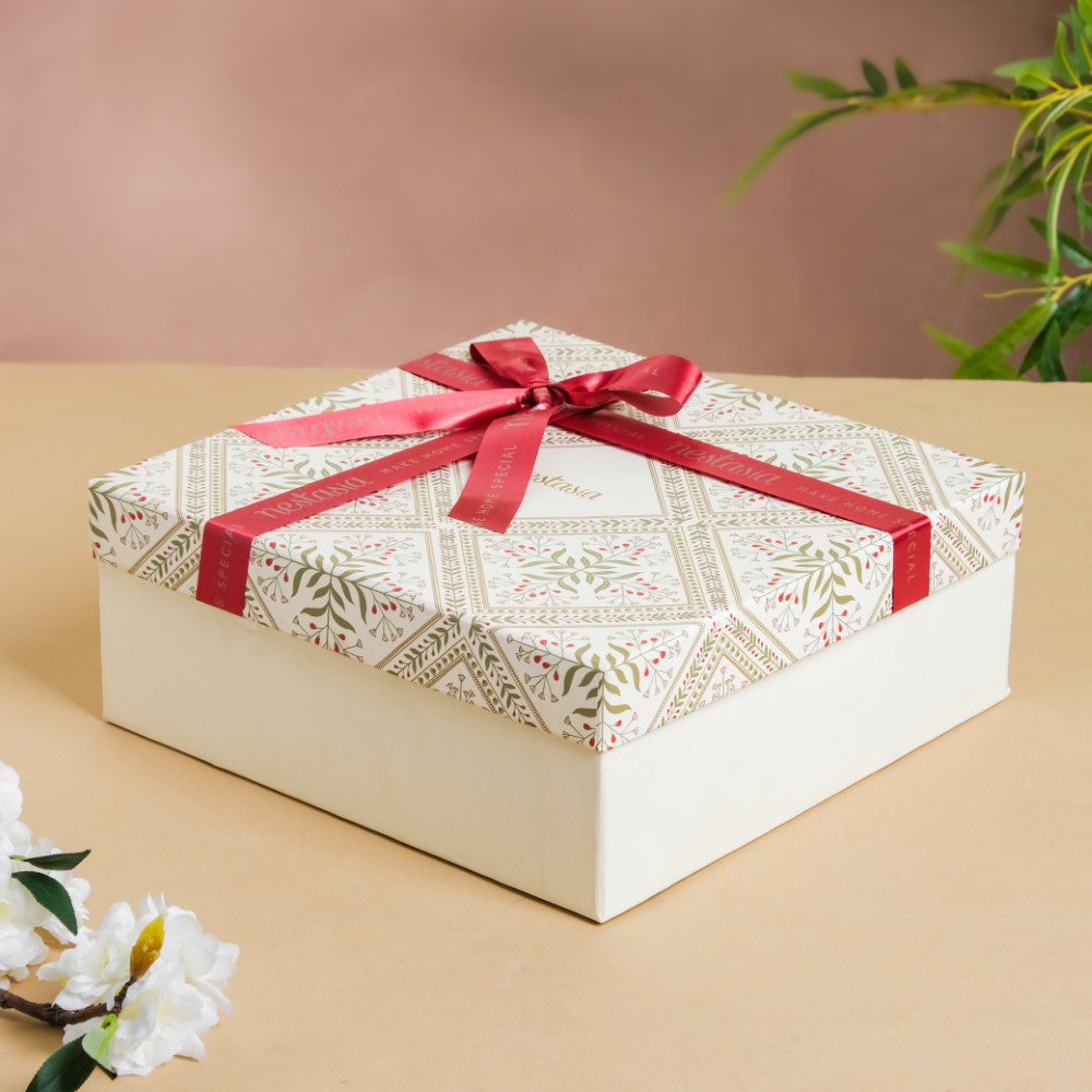 Floral Snack Bowl Set Of 4 With Gift Box Nestasia