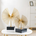 Abstract Radiance Decor Showpiece Gold Large Nestasia