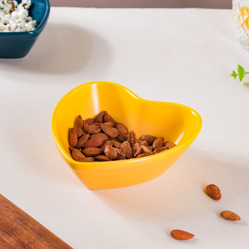 Hearty Ceramic Bakeware Small Yellow 6 Inch Nestasia