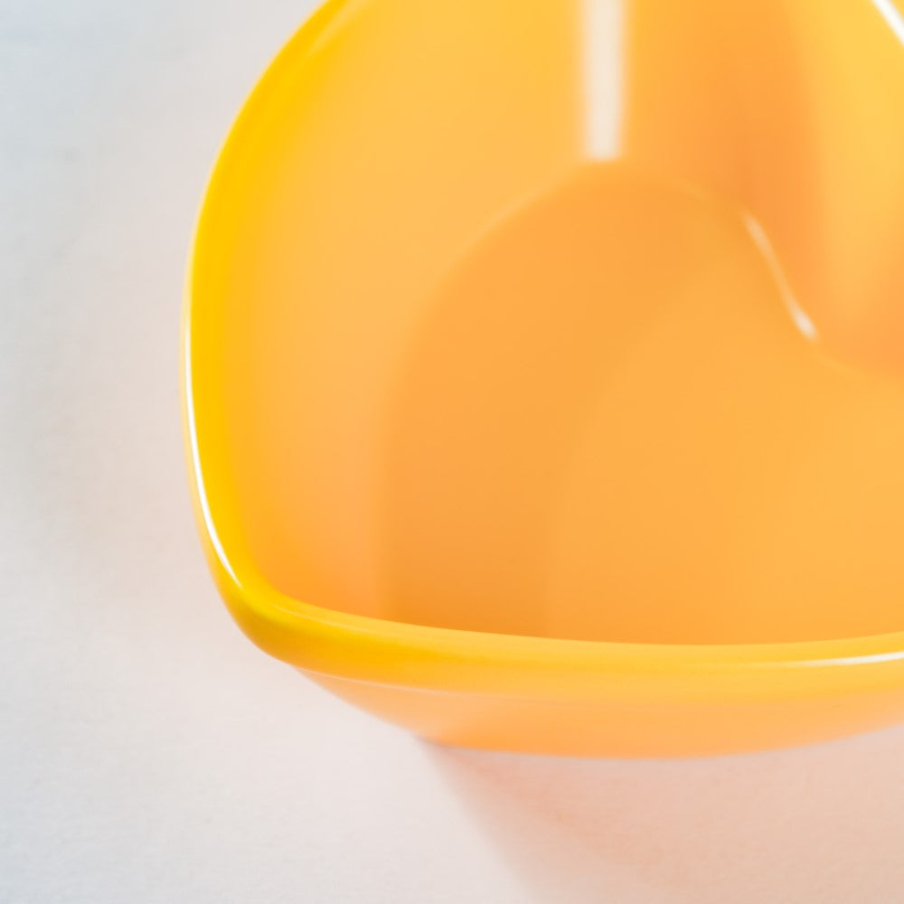 Hearty Ceramic Bakeware Small Yellow 6 Inch Nestasia