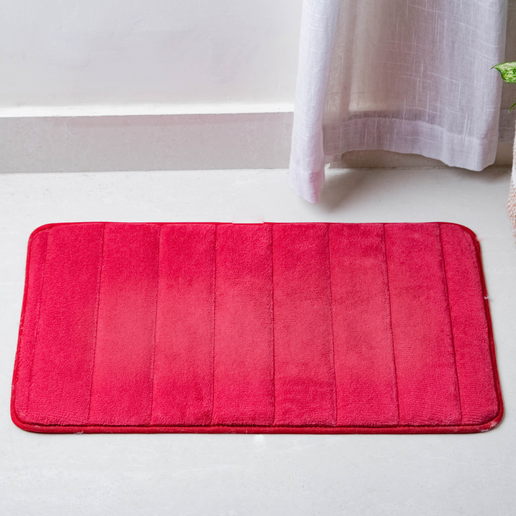 Wine Red Door Mat Nestasia