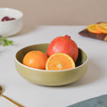 Jaen Olive Green Snack Bowl 7 Inch Nestasia