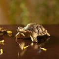 Brass Tortoise Figuruine Vastu/Feng Shui (1.5 Inch) Vedansh Craft