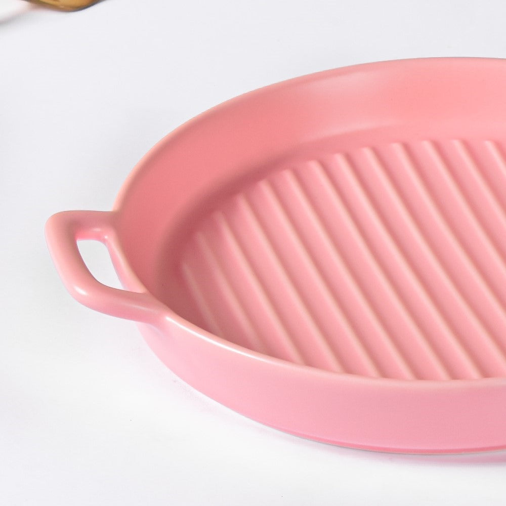 Pink Oven Plate Small Nestasia