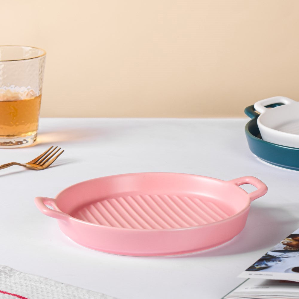 Pink Oven Plate Small Nestasia