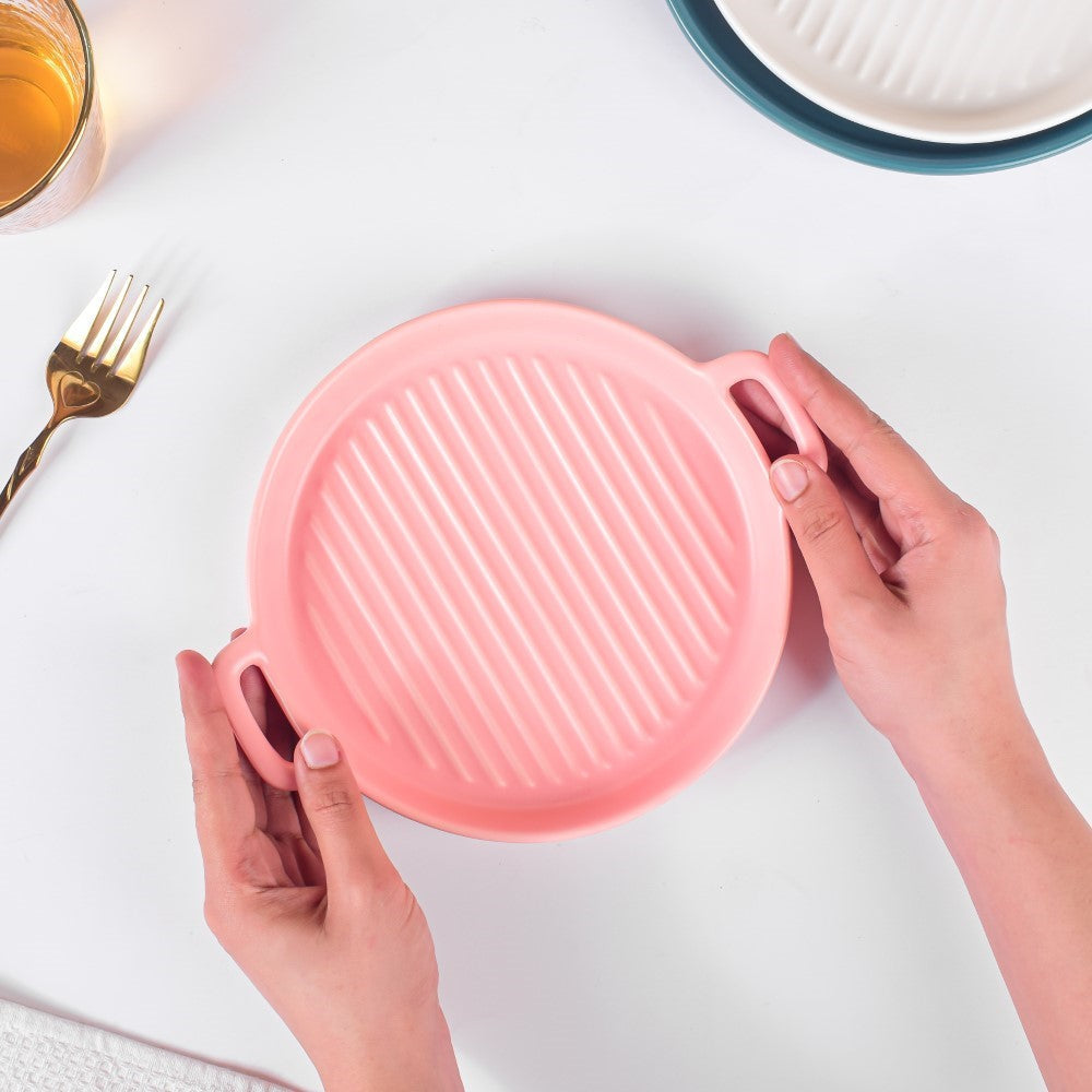 Pink Oven Plate Small Nestasia