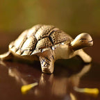 Brass Tortoise Figuruine Vastu/Feng Shui (1.5 Inch) Vedansh Craft