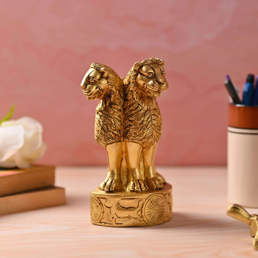 Brass Ashok Stambh – Emblem of Pride and Heritage (6.5 Inch) Vedansh Craft