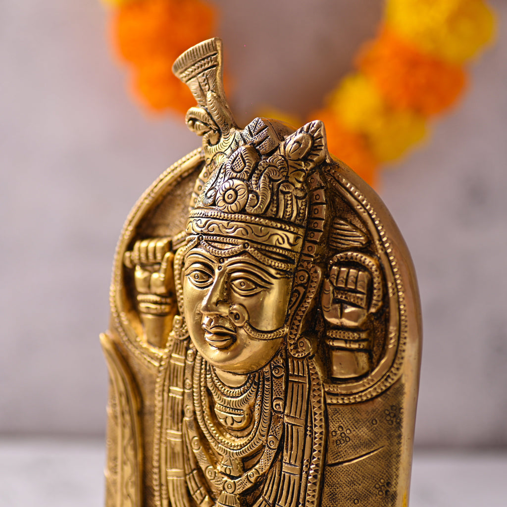Brass Handcrafted Aashapura Maa Idol (9.8 Inch) Vedansh Craft