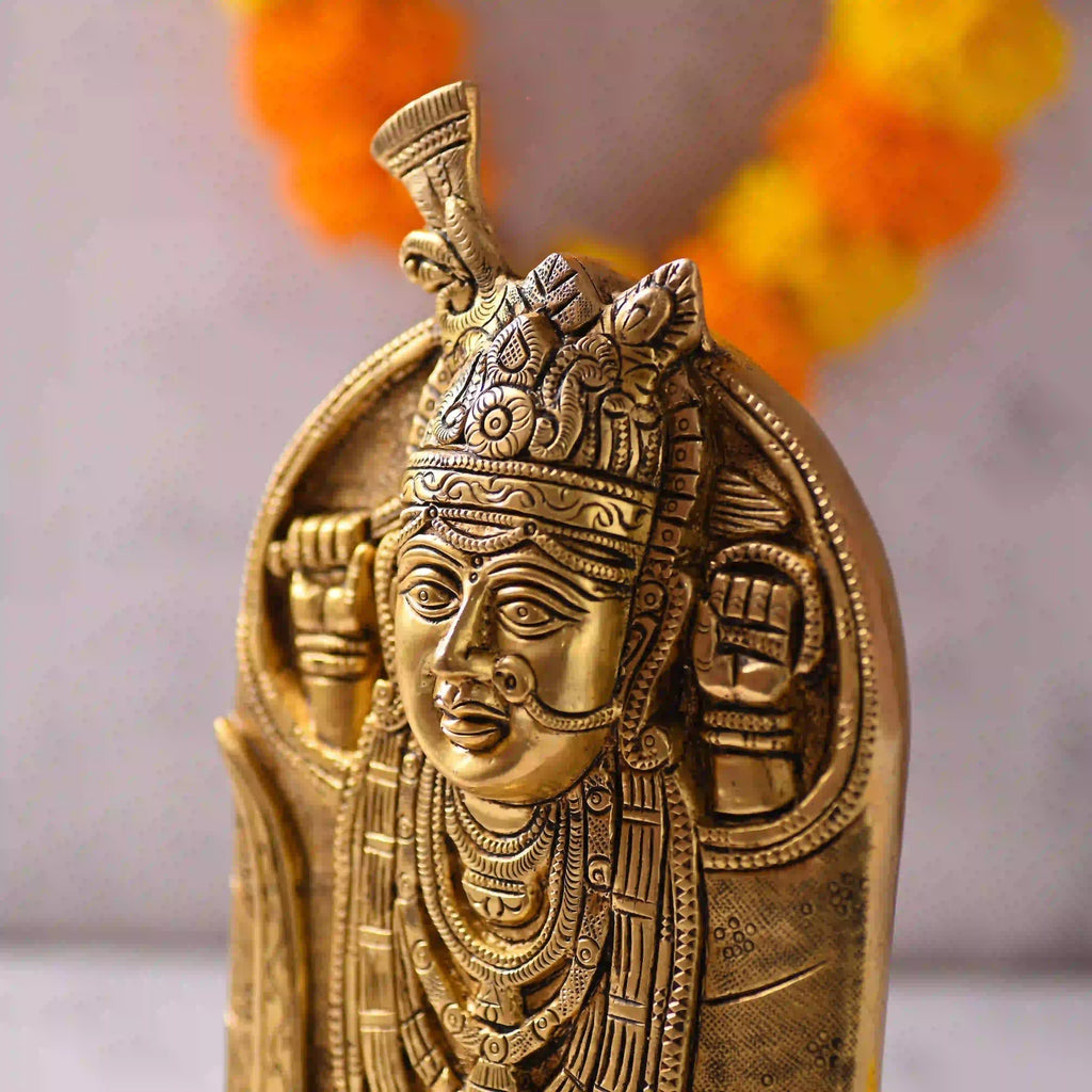 Brass Handcrafted Aashapura Maa Idol (9.8 Inch) Vedansh Craft