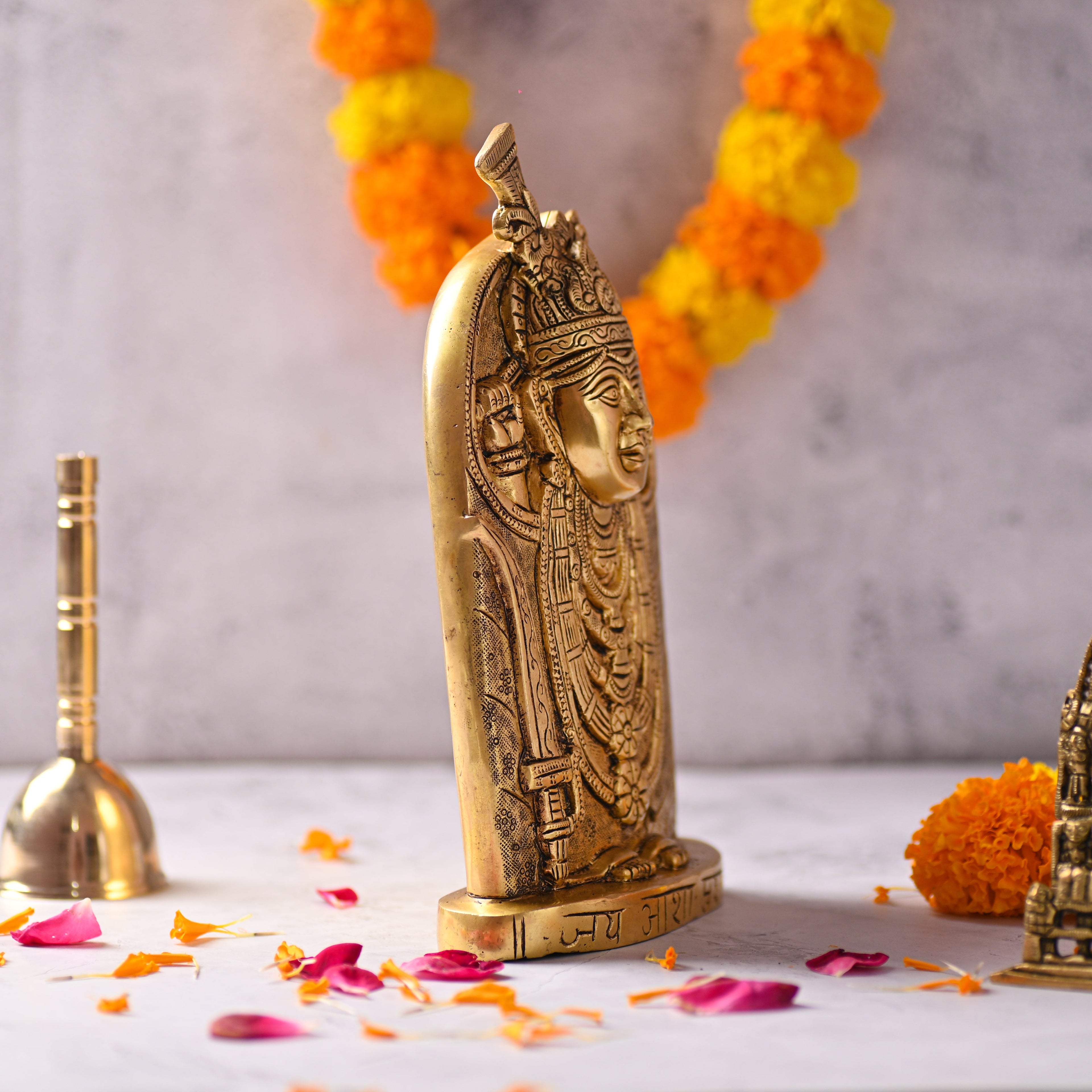 Brass Handcrafted Aashapura Maa Idol (9.8 Inch) Vedansh Craft
