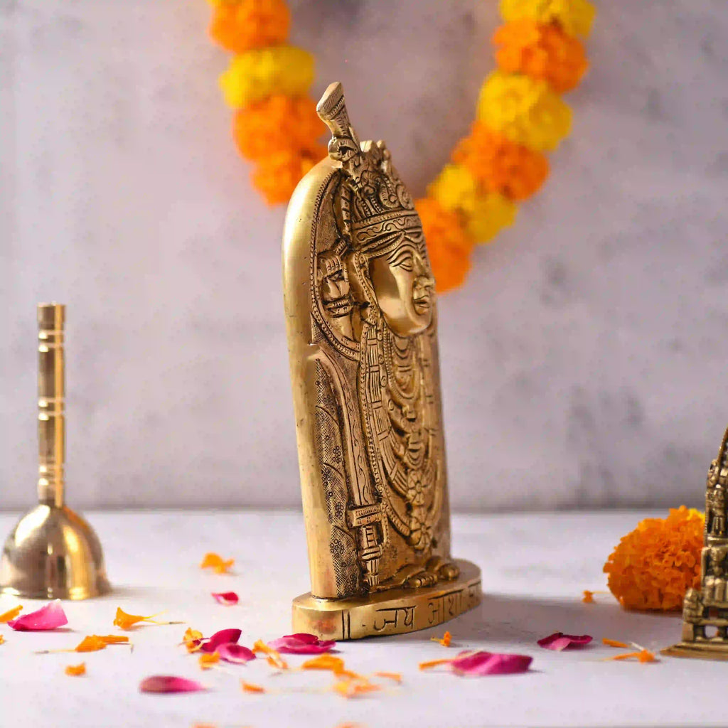 Brass Handcrafted Aashapura Maa Idol (9.8 Inch) Vedansh Craft