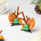 Christmas Tree Hairclip Set Of 2 Nestasia