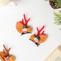 Christmas Snowman Hairclip Set Of 2