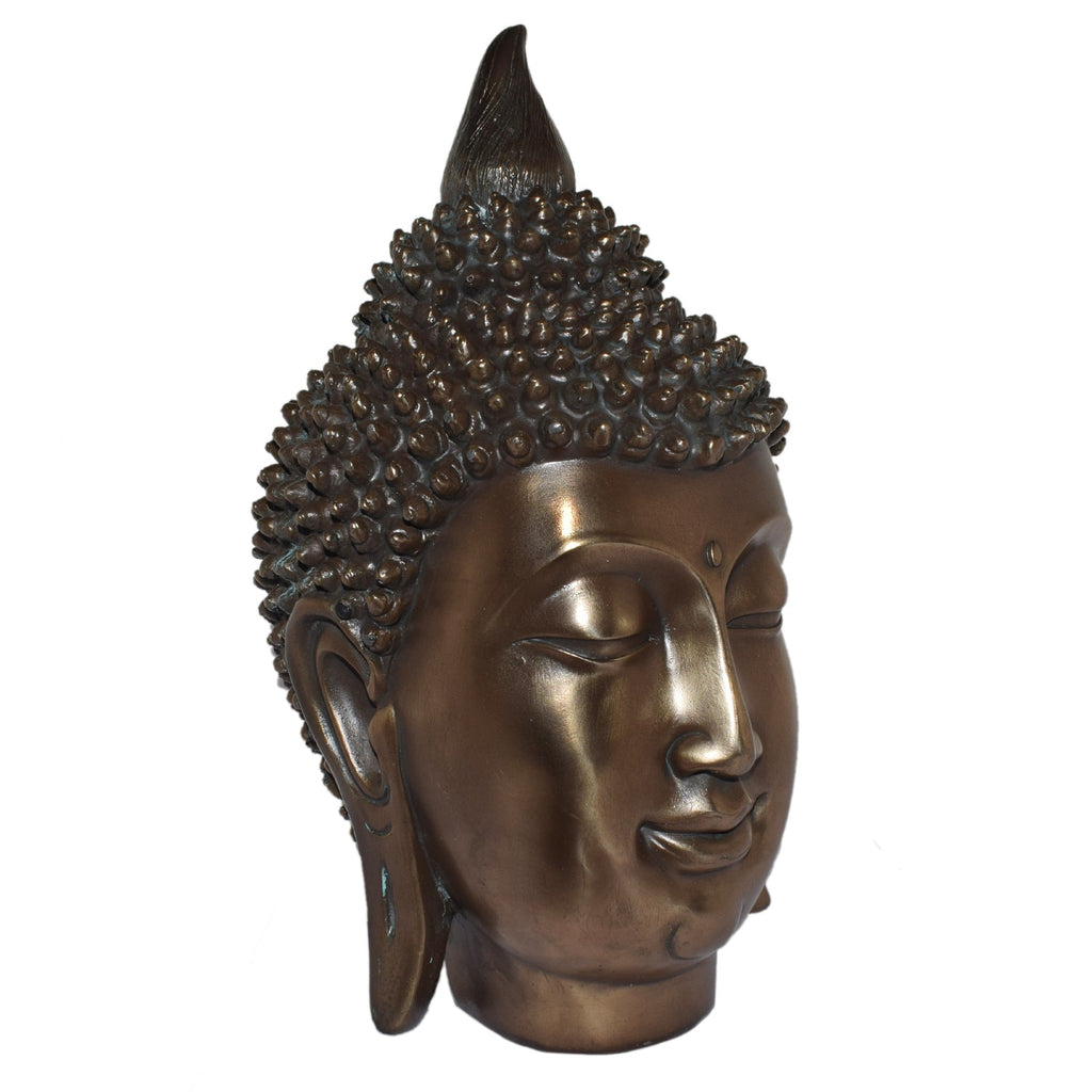 Buddha Polyresin Head Statue (10.5 Inch) Vedansh Craft