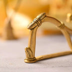 Brass Agardan / Incense Holder with Handle (2.8 Inch) Vedansh Craft