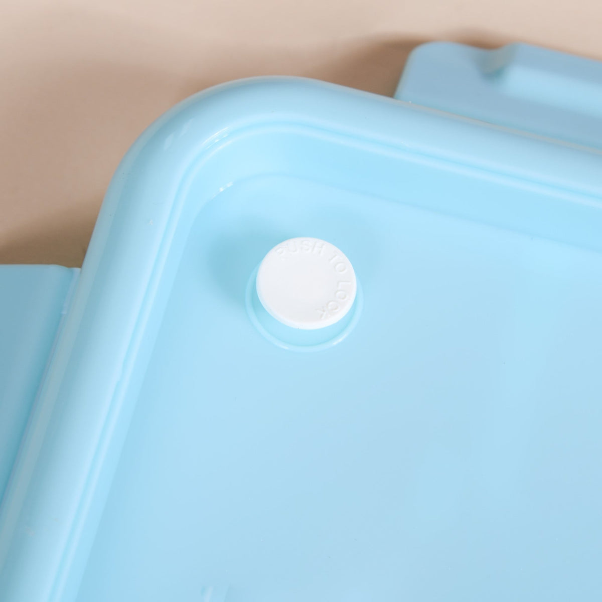 Bento Lunch Box With 3 Compartments Blue 750ml Nestasia