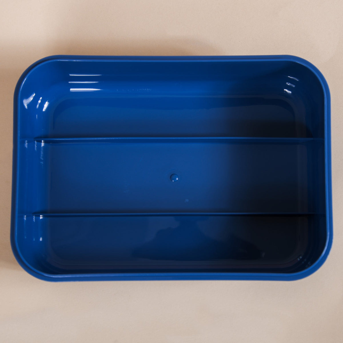 Bento Lunch Box With 3 Compartments Blue 750ml Nestasia
