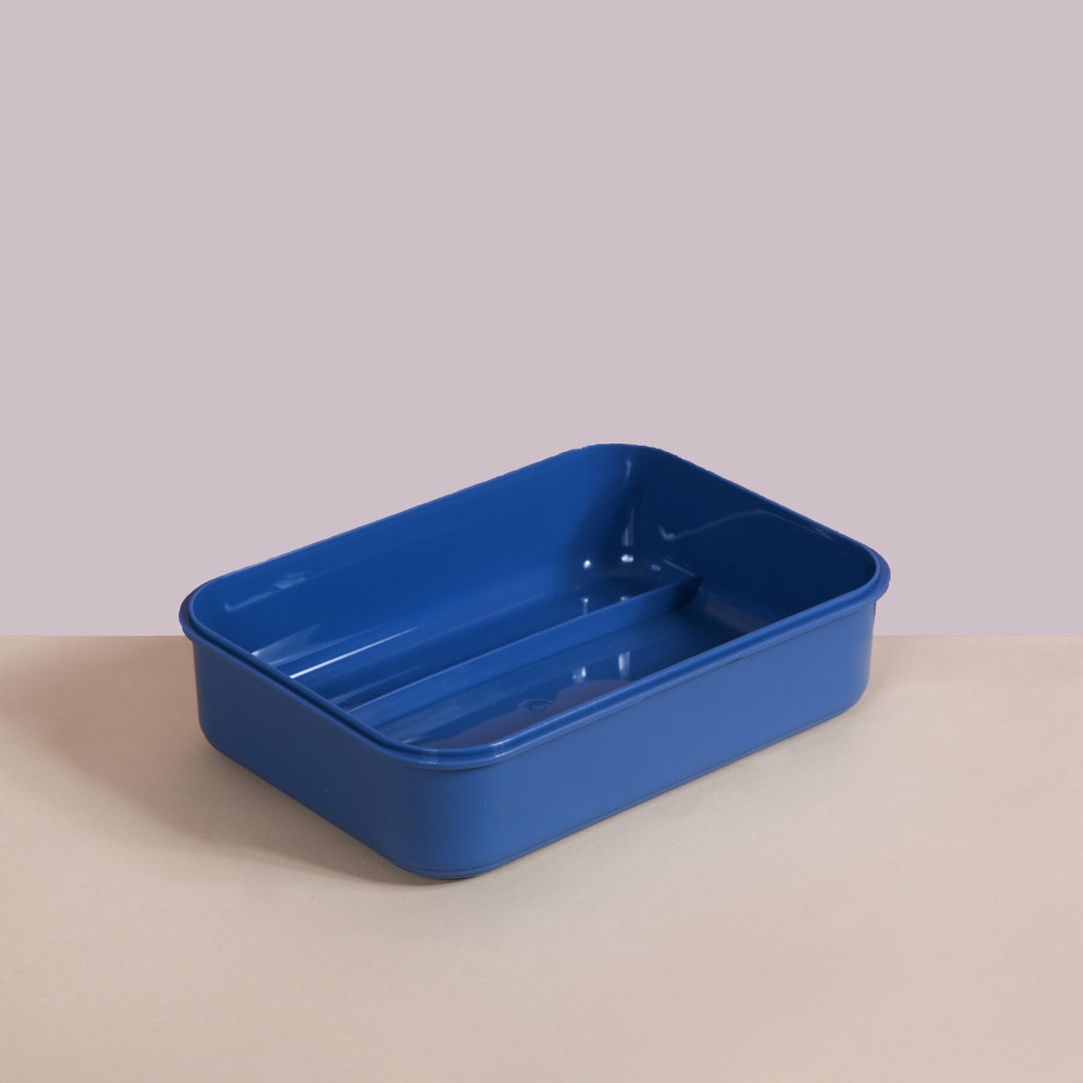 Bento Lunch Box With 3 Compartments Blue 750ml Nestasia