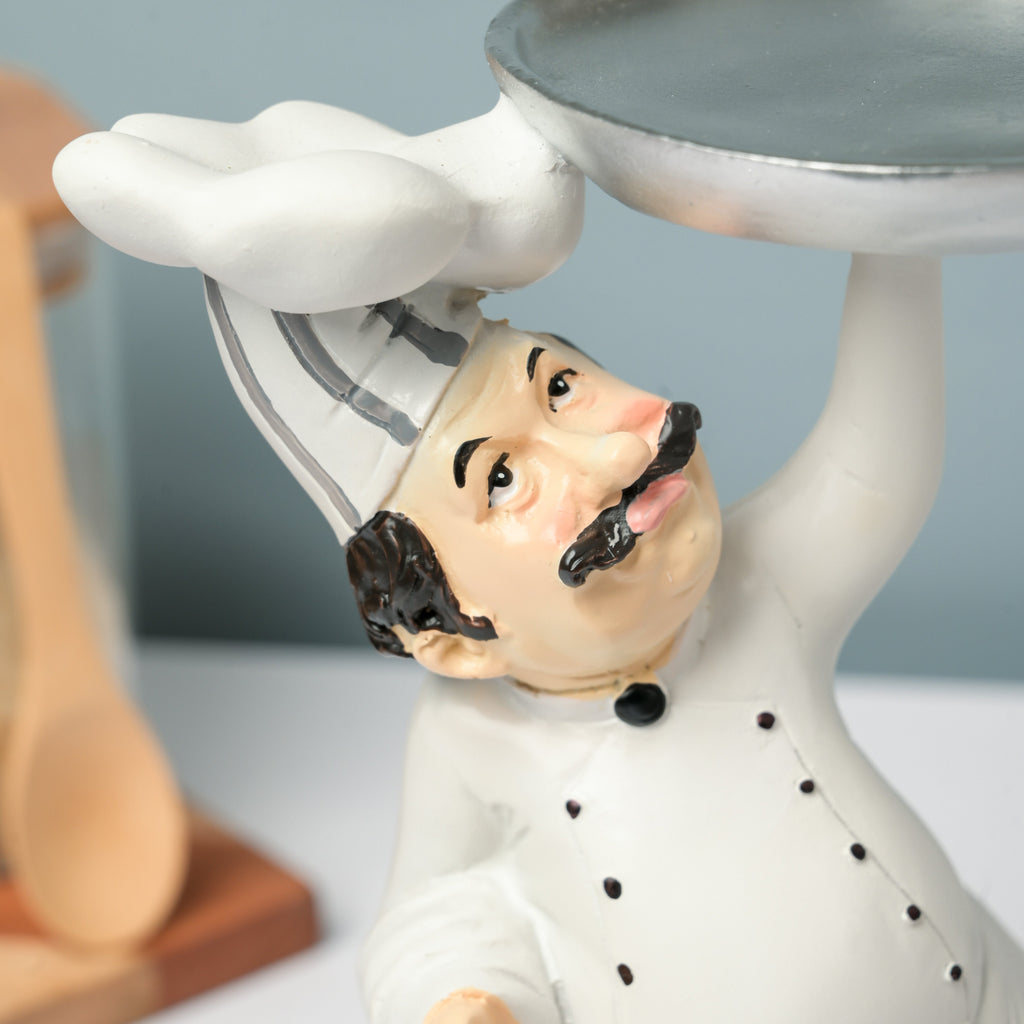 Chef Figurine With Dish Nestasia