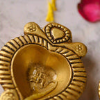 Brass Handcrafted Oil Diya Pair (0.7 Inch) Vedansh Craft
