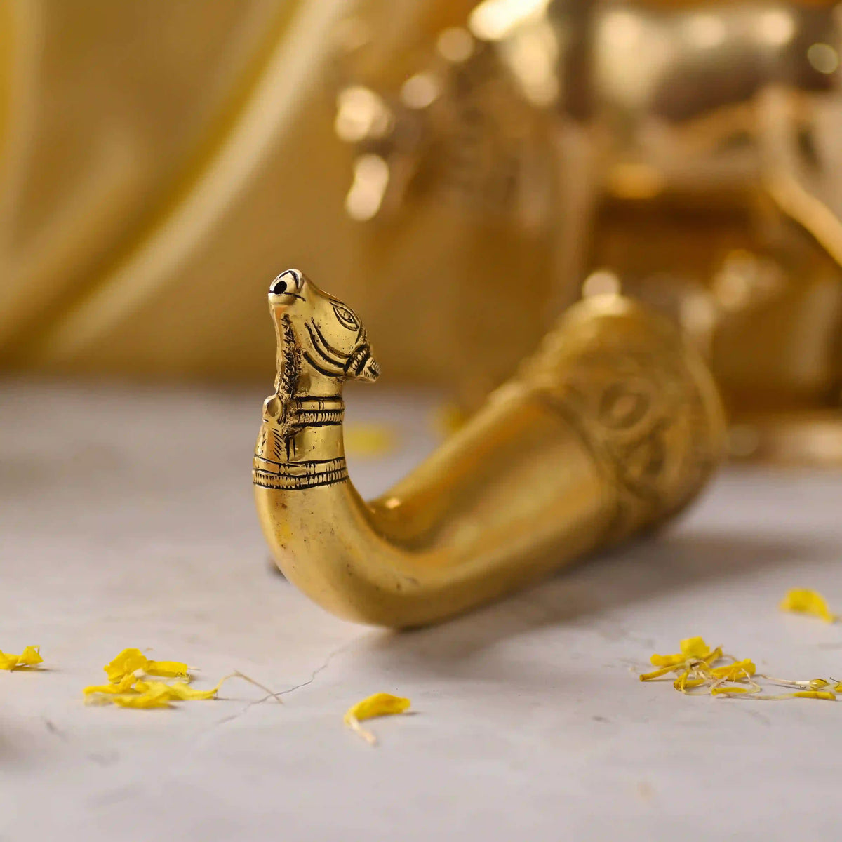 Brass Nandi Gangajali (8 Inch) Vedansh Craft