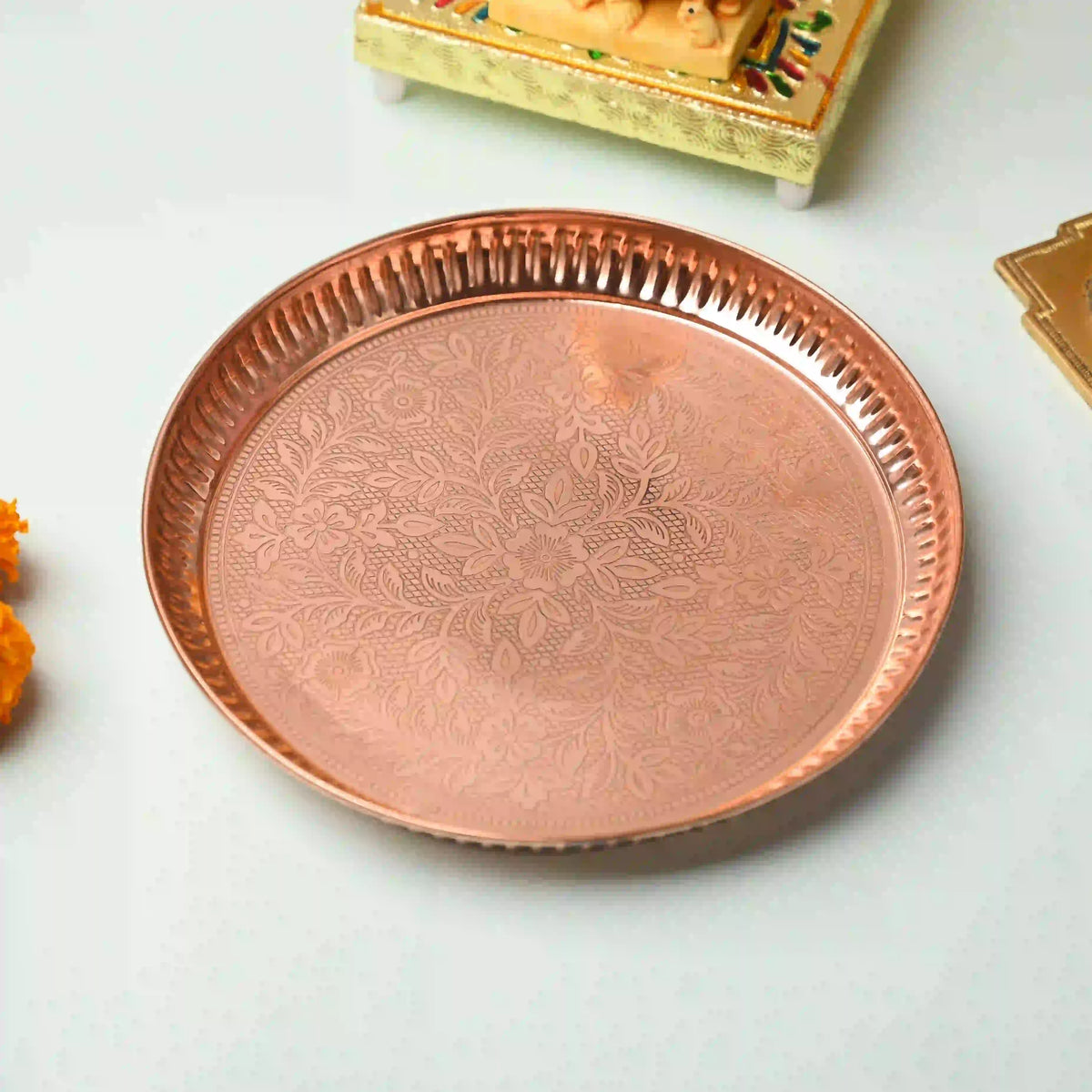 Elegance Handcrafted Pooja Thali Vedansh Craft