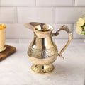 Brass Handcrafted Water Jug (8 Inch) Vedansh Craft