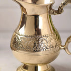 Brass Handcrafted Water Jug (8 Inch) Vedansh Craft