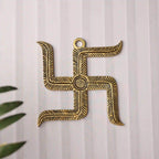 Brass Swastik Wall Hanging (4.5 Inch) Vedansh Craft
