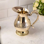 Brass Handcrafted Water Jug (8 Inch) Vedansh Craft
