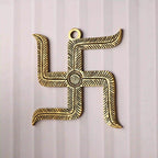 Brass Swastik Wall Hanging (4.5 Inch) Vedansh Craft