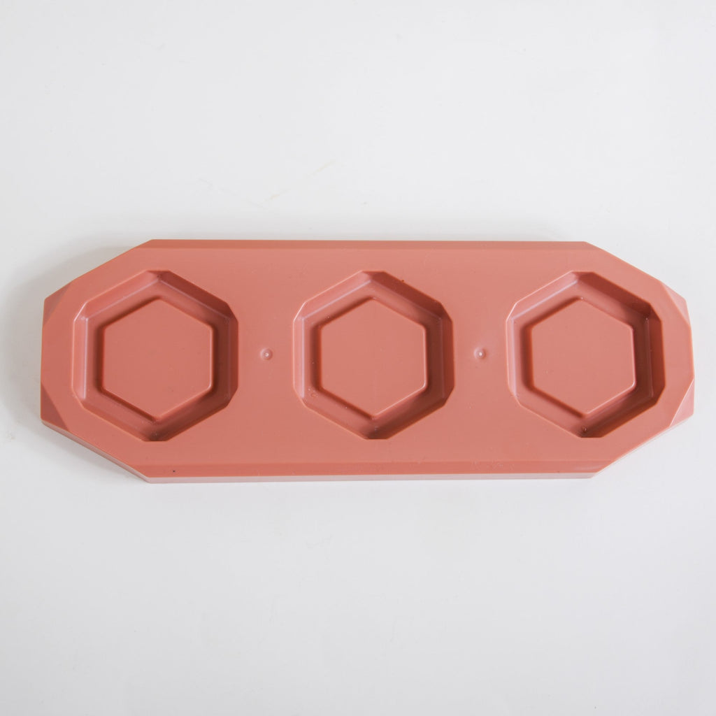 Spice Containers With Spoons Set Of 3 Pink Nestasia