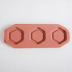 Spice Containers With Spoons Set Of 3 Pink Nestasia