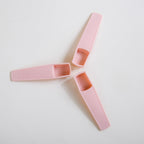 Spice Containers With Spoons Set Of 3 Pink Nestasia