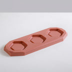 Spice Containers With Spoons Set Of 3 Pink Nestasia