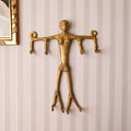 Brass Mummy Buddha Design Hanger – Handcrafted Spiritual Wall Decor (9 Inch) Vedansh Craft