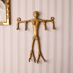 Brass Mummy Buddha Design Hanger – Handcrafted Spiritual Wall Decor (9 Inch) Vedansh Craft