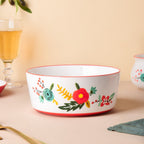 Bloom Red 27 Piece Dinner Set For 6 Nestasia