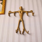 Brass Mummy Buddha Design Hanger – Handcrafted Spiritual Wall Decor (9 Inch) Vedansh Craft