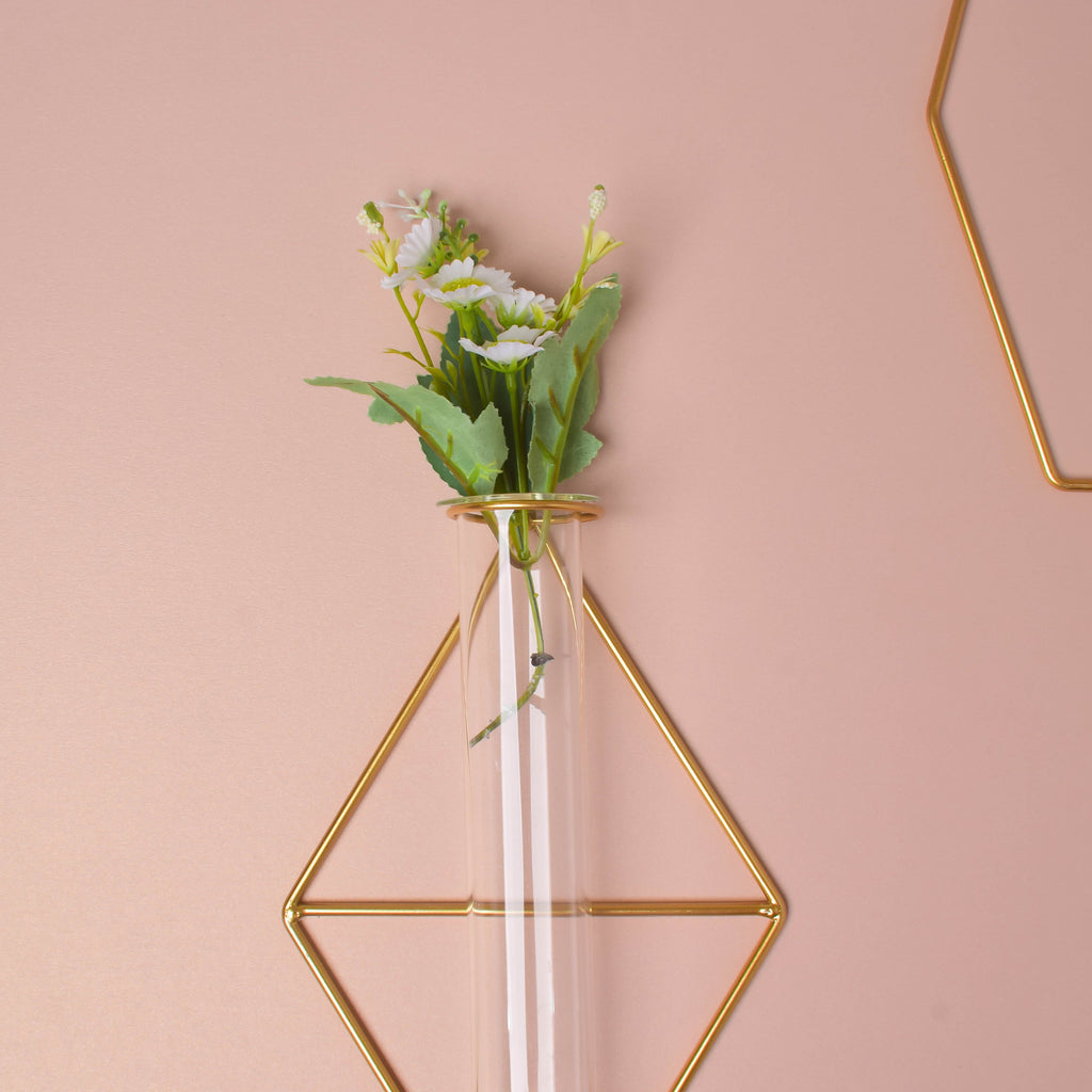 Diamond Wall Tube Vase Nestasia