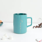Emerald Green Ceramic Coffee Mug 400 ml Nestasia