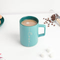 Emerald Green Ceramic Coffee Mug 400 ml Nestasia