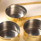 Brass 4-Tier Lunch Box/Tiffin Box (15.5 Inch) Vedansh Craft
