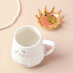 Royal Crown Love Coffee Cup With Lid 300 ml Nestasia